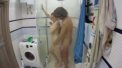 Hottest Amateur 19yo Teen Couple Fun In The Shower On Webcam