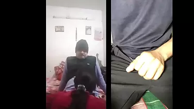 Stepaunty Self Record Sex Video Porn Reaction // Punjabi Couple Punjabi Language Hindi Audio