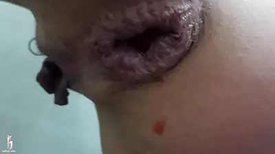 after shower she cums while fistin herself - PissVids