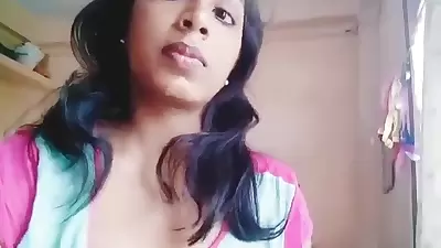 Today Exclusive- Cute Desi Girl Play With Her Boobs 2