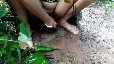 Best Ever Outdoor Pissing And Sex With My Desi Maid