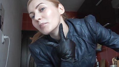 Leather mistress pov