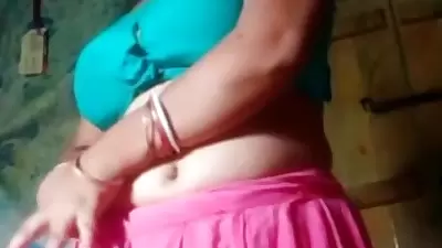 Desi Aunty In Skirt Stripping