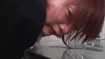 Asian pee and get punished