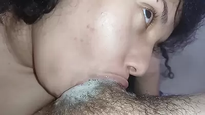Bubbling My Greedy Little Mouth Full Of Saliva Deep Inside The Hard Cock