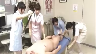 japanese nurse surgical gloves handjob