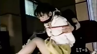 Tied up and gagged Japanese