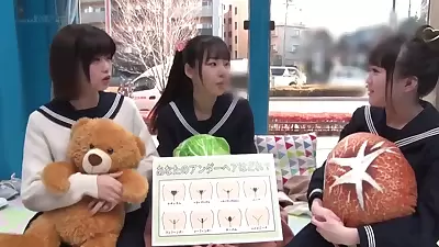 A Japanese schoolgirl 18+ Loses Her Virginity With Her C