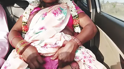 , , Indian Bhabi Car Sex, Telugu Dirty Talks
