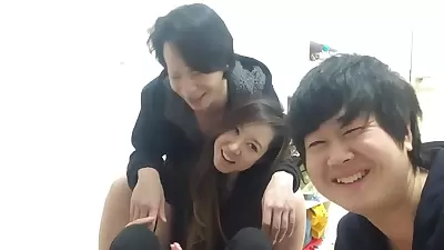 Japanese Girl Gets Feet Tickled By 2 Guys With Lotion