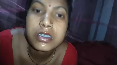 Desi Bhabhi Eating Cum In Mouth