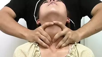 Neck fetish strangling japanese