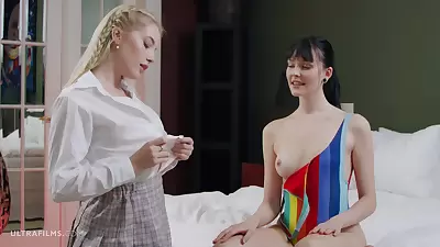 Super Hot Lesbian Couple And Having Spontaneous Sex - Bella Spark And Amelia Riven