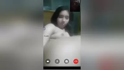 Desi Village Girl Shows Her Boobs On Video Call 1