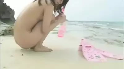 Cute Japanese Girl Naked On Beach