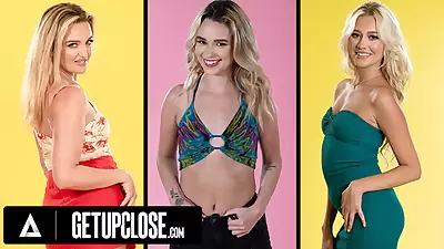 UP CLOSE - HORNY BLONDES COMPILATION! WITH CHARLIE FORDE, SKYLER STORM, & KHLOE KINGSLEY