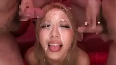 teen 18+ Asian Blonde BuKKaKe Bombing