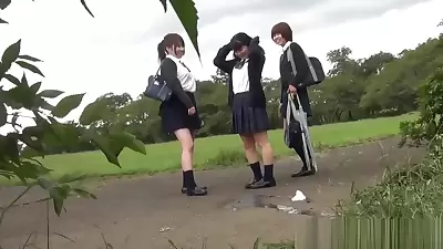 Spied japanese teens 18+ pee