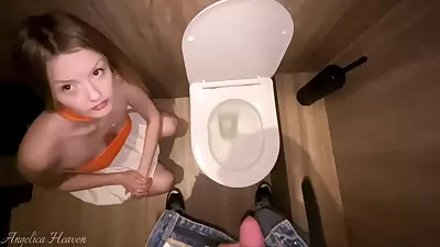 Stranger Broke Into A Public Toilet And Fucked Me In The Ass