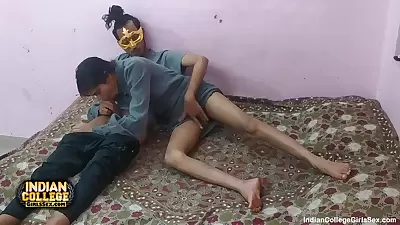 Indian Skinny College Girl Deepthroat Blowjob With Intense Orgasm Pussy Fucking