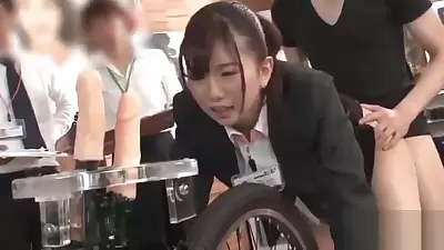 SOD FEMALE EMPLOYEE 2 HOLES ALTERNATING INSERT ACME BICYCLE IS OK!YUKA HONBASHI, A FEMALE EMPLOYEE OF THE ORGANIZATION DEPARTMENT, WHO BECAME A LABORATORY BASE FOR NEW DEVELOPMENT HIMSELF