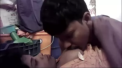 Indian Wife Big Boobs Kissing