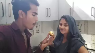 Naughty Indian Desi Wife With Cooking By-vinodshorts