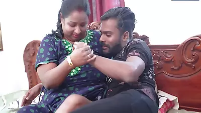 Desi Mallu Aunty Enjoys His Neighbors Big Dick When She Is All Alone At Home ( Hindi Audio )