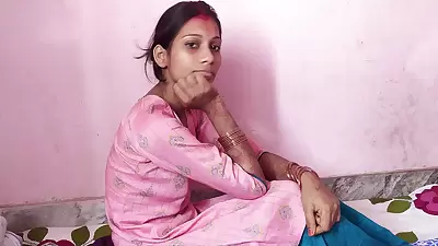 Newly Married Bhabhi Happy By Licking Pussy And Fucking Hindi Audio