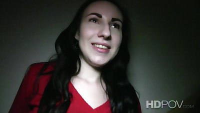 Candy gets screwed in the dark in a POV video