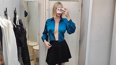 Try On Haul Transparent Clothes Completely See-through. At The Mall. See On Me In The