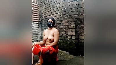 18 Years - My Stepsister Make Her Bath Video. Beautiful Bangladeshi Girl Big Boobs Mature Shower With Full