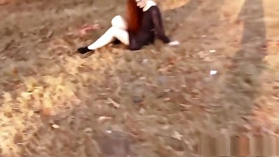 Redhead Teen Ends With A Facial