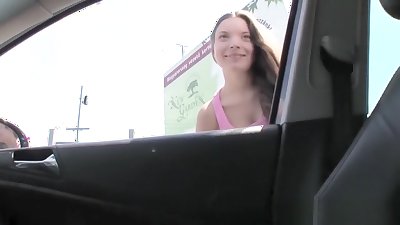 Stranded Teens - Sexy teen Anita does some hitchhiking