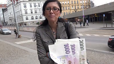 Czech MILF Secretary Pickup up and Fucked