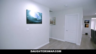 DaughterSwap - Curvy Teens Succumb To Daddys Hard Cock
